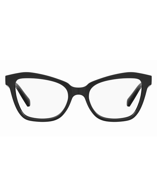 Moschino Black Mol604 807 Optical Frames Plastic Cat Eye