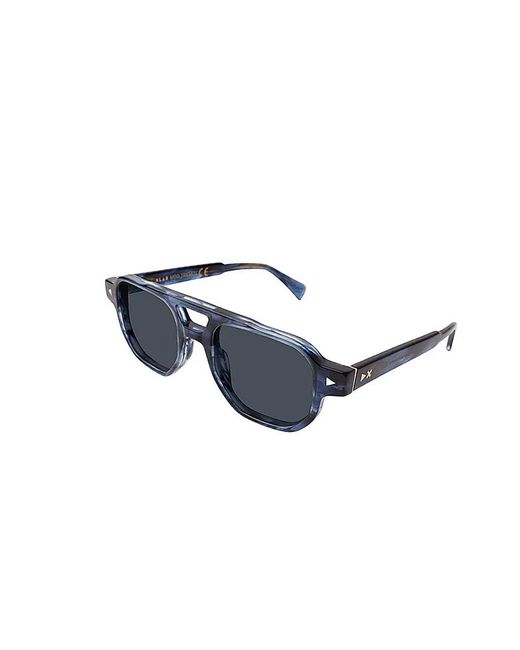Xlab Black Tremiti Sunglasses Acetate Light Squared Normal Nuanced