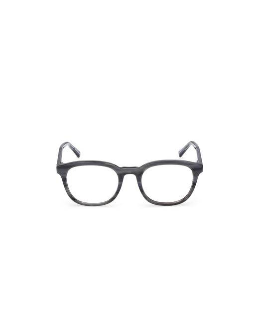 Timberland Black Tb50084 092 Optical Frames Acetate Round Normal for men