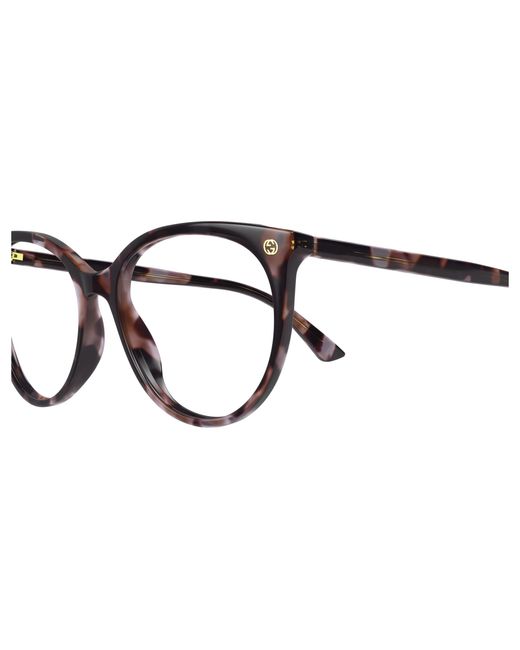 Gucci Black Gg0093O 009 Optical Frames Acetate Transparent Round