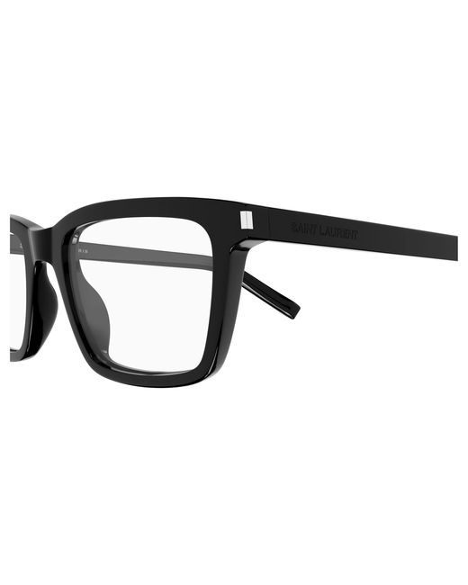 Saint Laurent Black Sl 842 001 Optical Frames Acetate Transparent Squared