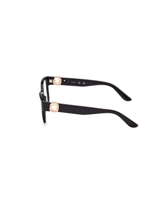 Guess Black Gu50120 001 Optical Frames Acetate Squared Normal
