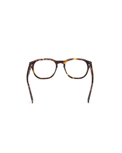 Timberland Black Tb50052 054 Optical Frames Acetate Round Normal for men