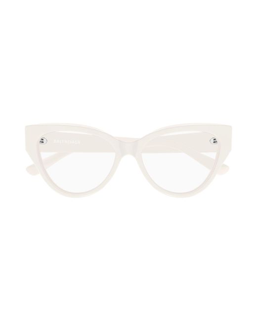 Balenciaga Black Bb0482O 004 Optical Frames Acetate Transparent Cat Eye