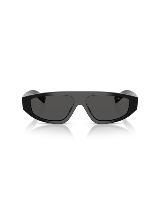 Prada Black Pr C02S 16K08Z Sunglasses Acetate Geometric Normal for men