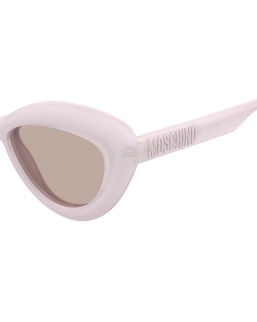 Moschino Black Mos163/S 35J/U1 Sunglasses Plastic Cat Eye