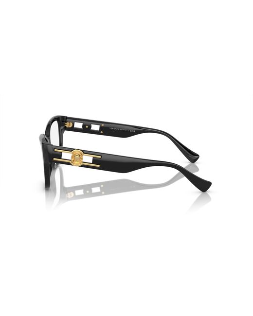 Versace Black Ve3347 Gb1 Optical Frames Acetate Pillow Normal