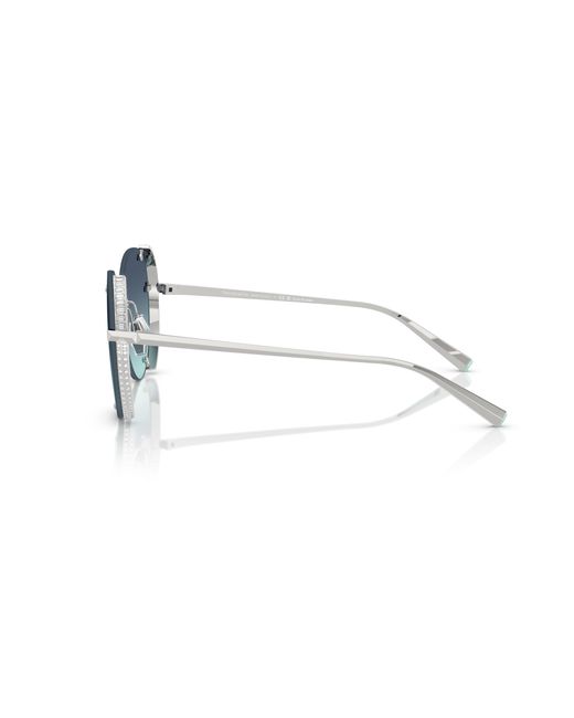 Tiffany & Co Black Tf3110Kb 62139S Sunglasses Metal Round Normal Shaded
