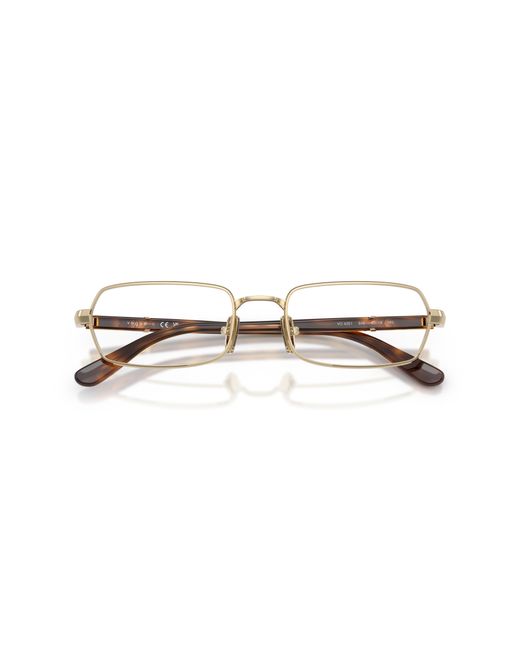 Vogue Eyewear Black Vo4351 848 Optical Frames Metal Transparent Geometric Normal