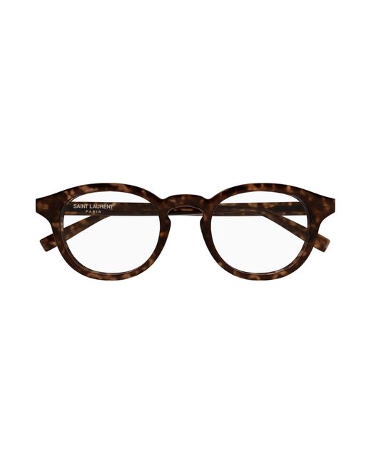 Saint Laurent Black Sl 907 005 Optical Frames Acetate Transparent Cat Eye for men