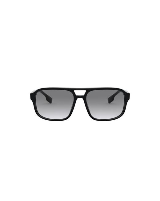 Burberry Black Be4320 Francis 300111 Sunglasses Plastic Squared Normal Nuanced for men