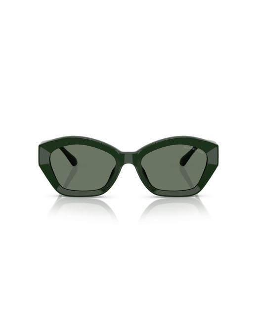 Michael Kors Green Mk2209U Bel Air 40063H Sunglasses Injected Geometric Normal