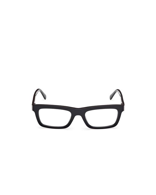 Guess Black Gu50242 001 Optical Frames Acetate Squared Normal for men