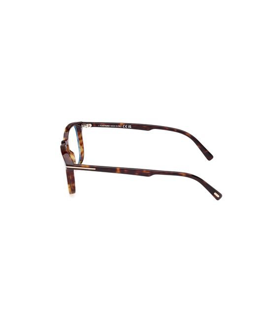 Tom Ford Black Ft5960-B 052 Optical Frames Acetate Squared Normal for men