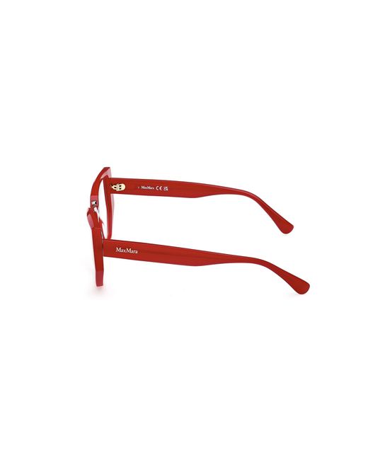 Max Mara Black Mm5179-B 066 Optical Frames Acetate Geometric Normal