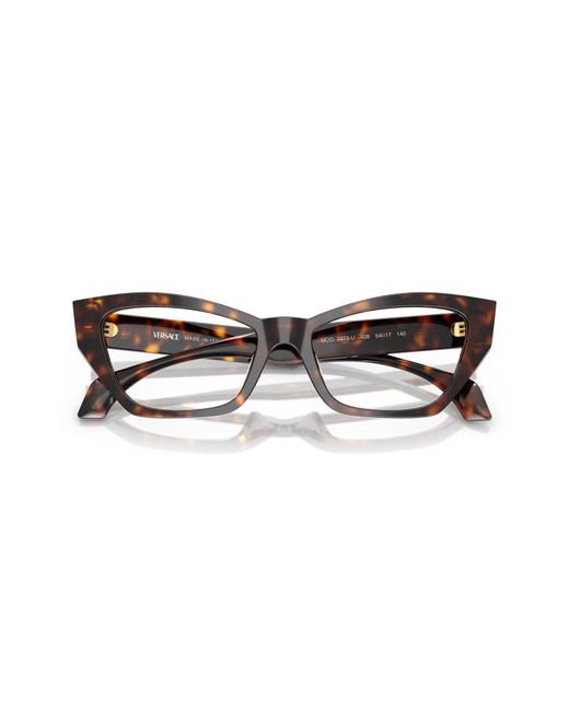 Versace Black Ve3373U 108 Optical Frames Acetate Cat Eye Normal