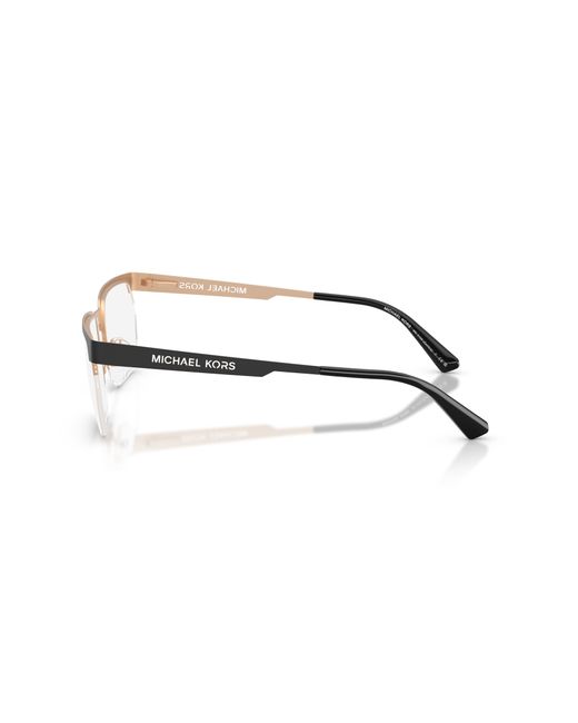 Michael Kors Black Mk3106 Zambia 1005 Optical Frames Metal Transparent Squared Normal for men
