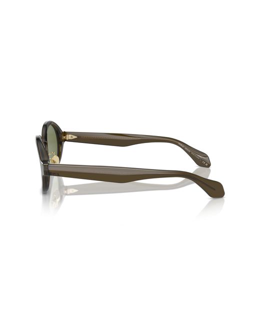 Giorgio Armani Green Ar8205 60612A Sunglasses Acetate Round Normal for men