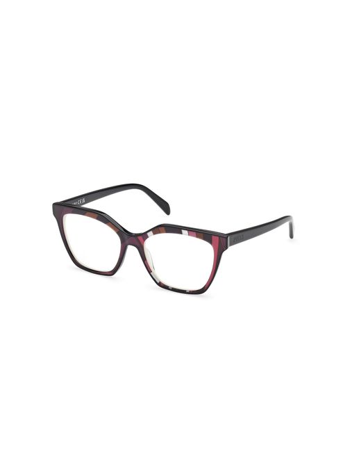 Emilio Pucci Black Ep5239 099 Optical Frames Acetate Geometric Normal