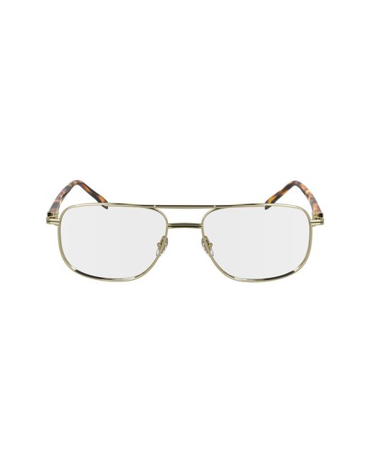 Lacoste Black L2302 714 Optical Frames Metal Squared Normal for men
