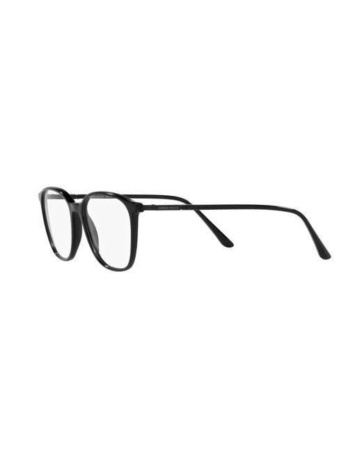 Giorgio Armani Black Ar7236 5001 Optical Frames Acetate Transparent Squared Normal for men