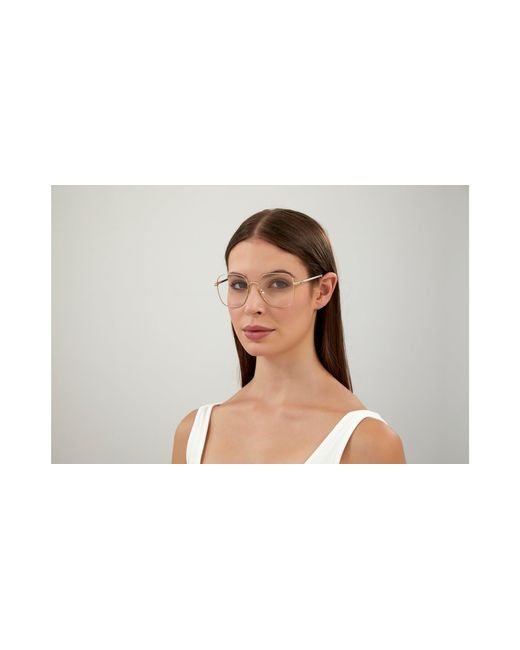 Gucci Black Gg1144O 001 Optical Frames Metal Squared
