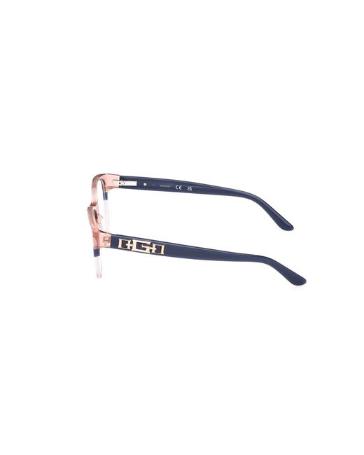 Guess Black Gu2980 092 Optical Frames Acetate Round Normal