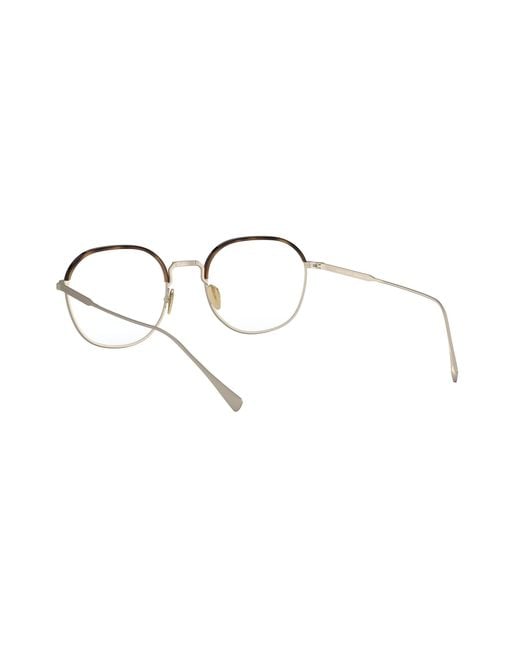 Giorgio Armani Black Ar5103J 3002 Optical Frames Metal Transparent Round Normal for men