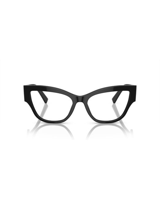 Dolce & Gabbana Black Dg3378 501 Optical Frames Acetate Transparent Cat Eye Normal