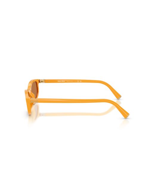 Miu Miu Black Mu A06S 22D90Q Sunglasses Acetate Geometric Normal