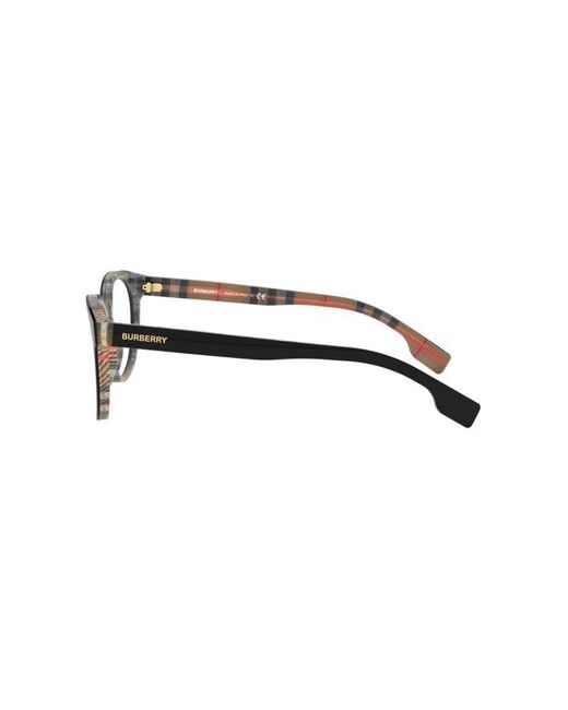 Burberry Black Be2315 3838 Optical Frames Plastic Round