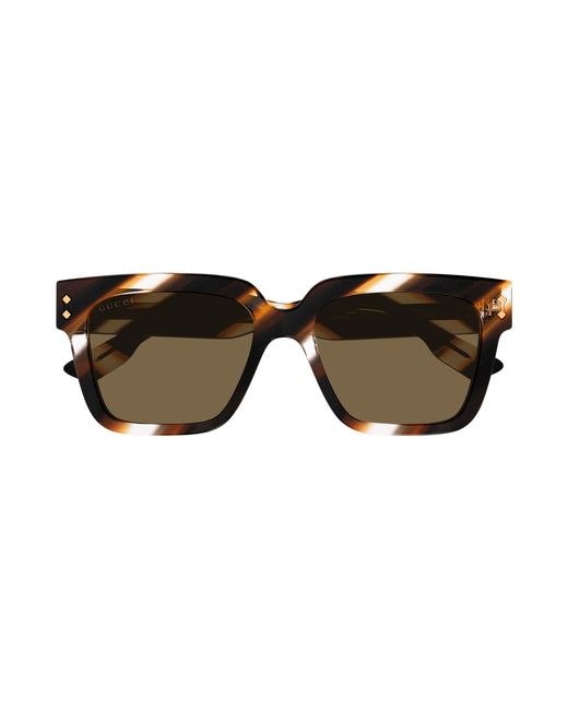Gucci Black Gg1084S 003 Sunglasses Acetate Squared for men