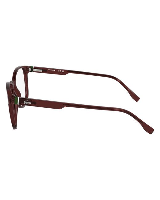Lacoste Black L2975 601 Optical Frames Bio-Inject Squared Normal for men