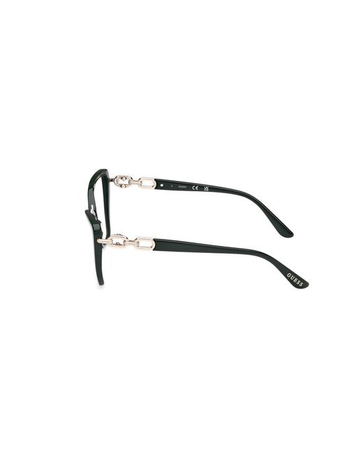 Guess Black Gu50180 096 Optical Frames Acetate Cat Eye Normal
