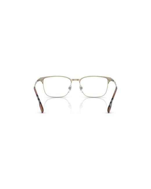 Burberry Black Be1372 1109 Optical Frames Metal Geometric for men
