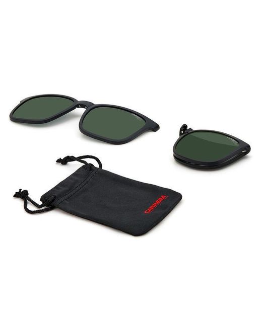 Carrera Black Ca 8045/Cs 003/Uc Optical Frames Plastic Squared Polarized for men