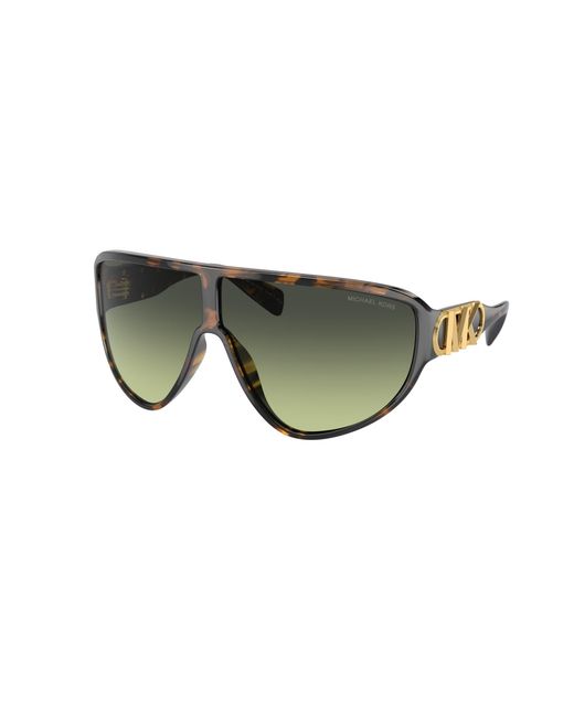Michael Kors Black Mk2194 Empire Shield 30060N Sunglasses Injected Geometric Normal Shaded