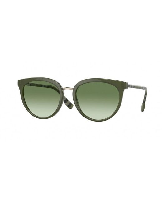 Burberry Green Be4316 40098E Sunglasses Plastic Pantos Nuanced