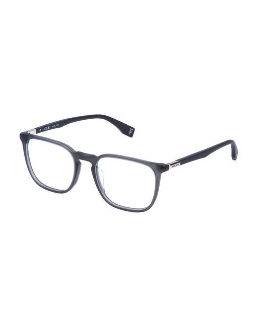 Police Black Vplr59 Playmaker 2 03Gu Optical Frames Acetate Squared for men