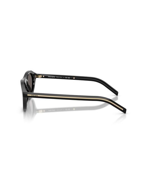 Prada Black Pr B15S 16K731 Sunglasses Acetate Geometric Normal