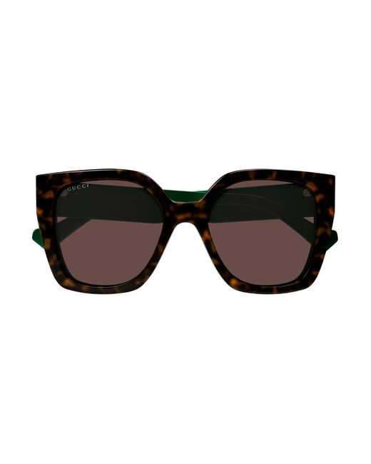 Gucci Black Gg1300S 002 Sunglasses Plastic Squared