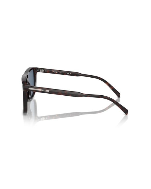 Prada Black Pr A22S 17N06A Sunglasses Acetate Squared Normal for men