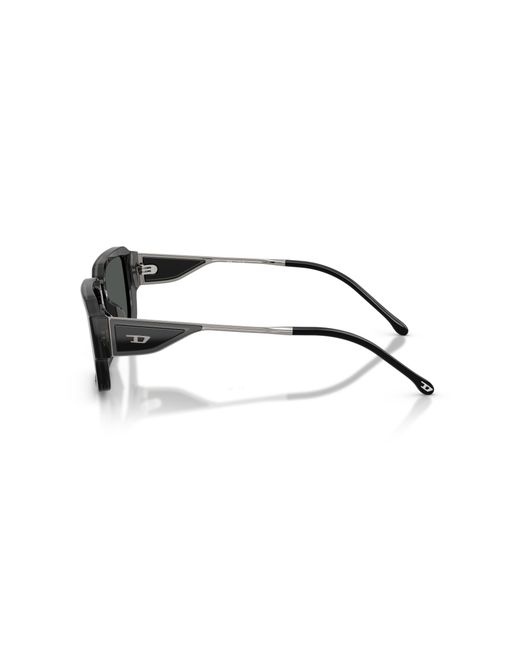 DIESEL Black Dl2016U 204487 Sunglasses Acetate Squared Normal