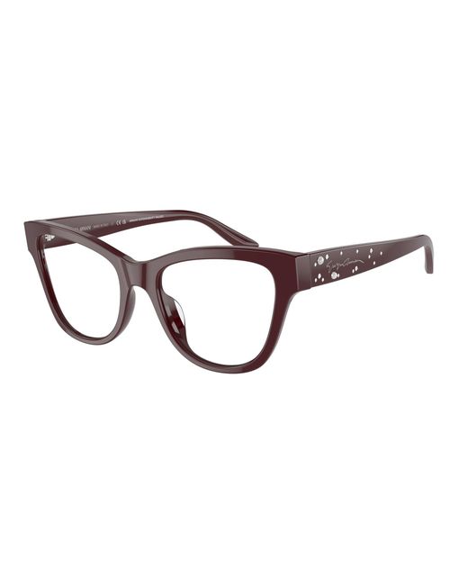 Giorgio Armani Black Ar7260Bu 6079 Optical Frames Acetate Transparent Cat Eye Normal