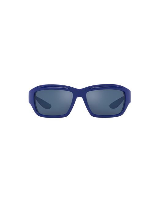 Dolce & Gabbana Blue Dg6191 309455 Sunglasses Injected Squared Mirrored Mirror