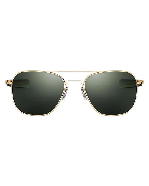 Randolph Engineering Green Af106 23K Outlet Sunglasses Metal Squared Normal