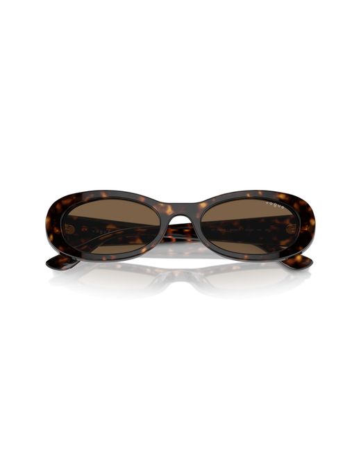 Vogue Eyewear Black Vo5582S W65673 Sunglasses Acetate Round Normal