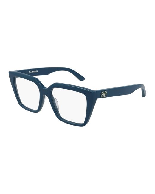 Balenciaga Black Bb0130O 007 Optical Frames Acetate Transparent Squared