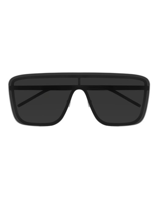 Saint Laurent Black Sl 364 Mask 002 Sunglasses Metal Squared Normal