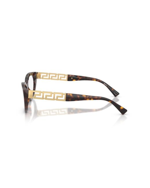 Versace Black Ve3383 108 Optical Frames Acetate Cat Eye Normal